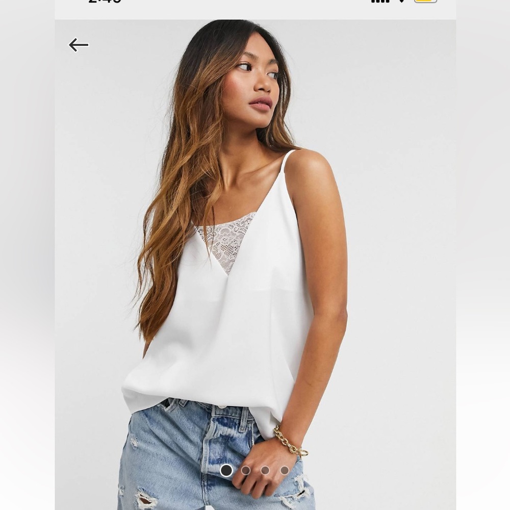 NEW SATIN TOP